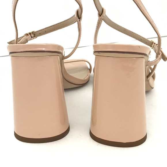 SAM EDELMAN Kit Heeled Sandal Slingback Block Heel Squared Open Toe Heels Size 9 - Picture 8 of 16